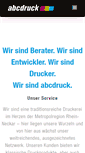 Mobile Screenshot of abcdruck.de